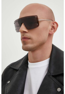 Alexander McQueen Слънчеви очила в сребристо - Pepit.bg