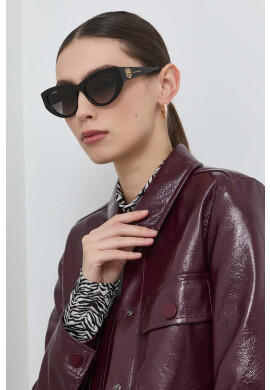 Alexander McQueen Слънчеви очила AM0377S в черно - Pepit.bg