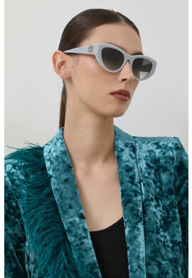 Alexander McQueen Слънчеви очила AM0377S в сиво - Pepit.bg