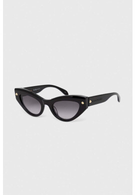 Alexander McQueen Слънчеви очила AM0407S в черно - Pepit.bg