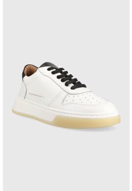 Alexander Smith Кожени маратонки Harrow в бяло ASAWT2U91WBK - Pepit.bg