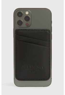 AllSaints Кожен калъф за карти в черно - Pepit.bg