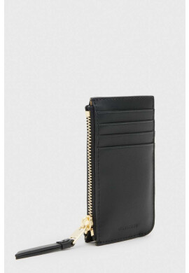 AllSaints Кожен портфейл дамски в черно - Pepit.bg