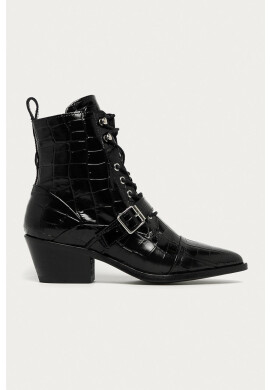 AllSaints Кожени боти Katy Croco - Pepit.bg