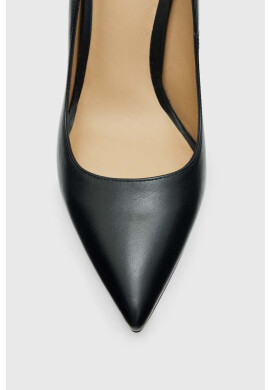 AllSaints Кожени обувки с висок ток NOVA в черно WF609X - Pepit.bg