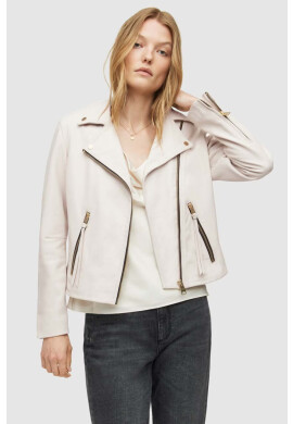 AllSaints Кожено яке в кафяво преходен модел - Pepit.bg