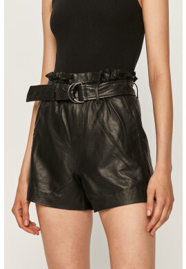 AllSaints Къси панталони Erica от кожа - Pepit.bg