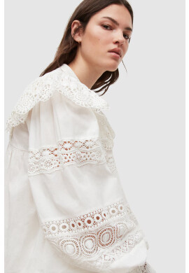 AllSaints Памучна блуза - Pepit.bg