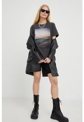 AllSaints Памучна тениска - Pepit.bg