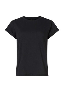 AllSaints Памучна тениска в черно - Pepit.bg