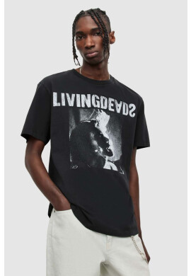 AllSaints Памучна тениска - Pepit.bg