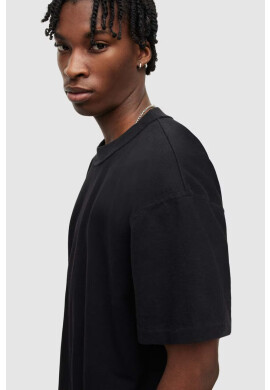 AllSaints Памучна тениска в бежово с принт - Pepit.bg