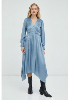AllSaints Рокля къс модел разкроен модел - Pepit.bg