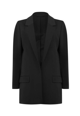 AllSaints Сако в черно без закопчаване с изчистен дизайн - Pepit.bg