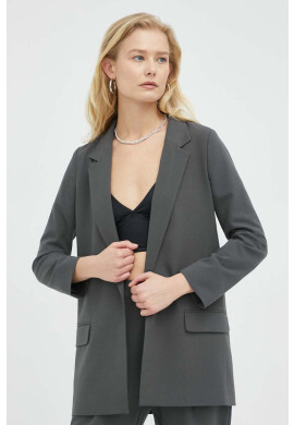 AllSaints Сако в черно без закопчаване с изчистен дизайн - Pepit.bg