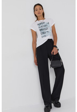 AllSaints Тениска дамска в бяло - Pepit.bg