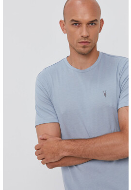 AllSaints Тениска в черно с изчистен дизайн - Pepit.bg