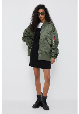 Alpha Industries Яке бомбър в зелено с преходна изолация - Pepit.bg