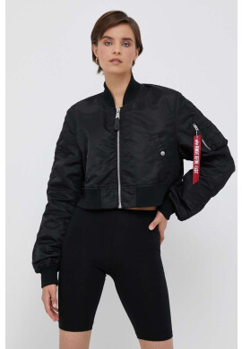 Alpha Industries Яке бомбър MA-1 BOXY WMN в черно преходен модел - Pepit.bg