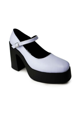 Altercore Обувки с дебел ток Darkenda в лилаво с висок ток - Pepit.bg