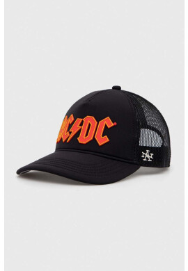American Needle Шапка с козирка ACDC в черно с апликация - Pepit.bg