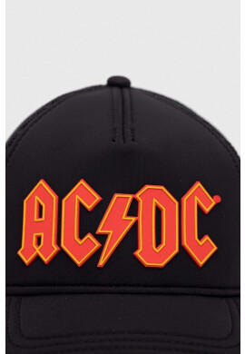 American Needle Шапка с козирка ACDC в черно с апликация - Pepit.bg
