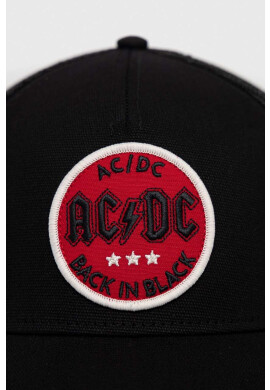 American Needle Шапка с козирка ACDC в черно с апликация - Pepit.bg