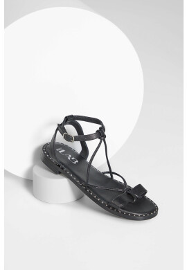 Answear Lab Кожени сандали дамско в черно - Pepit.bg
