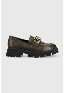 Answear Lab Мокасини в зелено с платформа - Pepit.bg