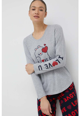 Answear Lab Пижама дамска в тюркоазено - Pepit.bg