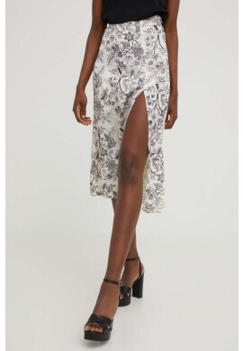 Answear Lab Пола в бежово среднодълъг модел със стандартна кройка - Pepit.bg