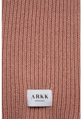 Arkk Copenhagen Вълнен шал в розово с изчистен дизайн - Pepit.bg