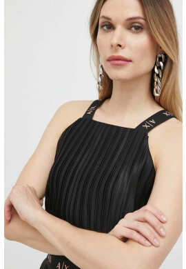 Armani Exchange Блуза в черно с принт - Pepit.bg