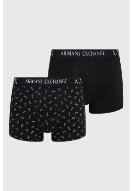 Armani Exchange Боксерки (2 броя) в черно - Pepit.bg