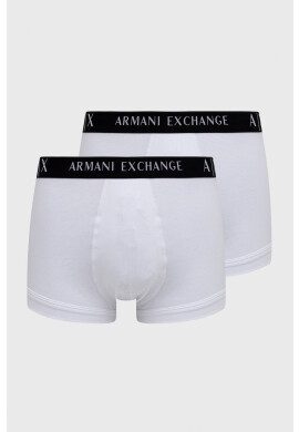 Armani Exchange Боксерки (2 чифта) мъжки в бяло - Pepit.bg