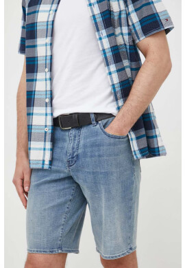 Armani Exchange Дънкови къси панталони в синьо - Pepit.bg