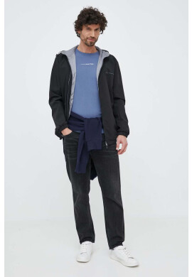 Armani Exchange Яке в черно с преходна изолация - Pepit.bg