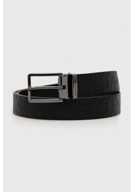 Armani Exchange Колан мъжки в черно - Pepit.bg