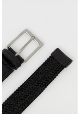 Armani Exchange Колан мъжки в черно - Pepit.bg