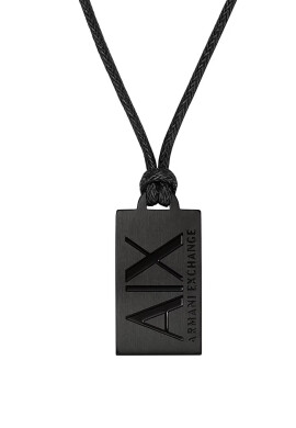 Armani Exchange Колие мъжки в черно - Pepit.bg
