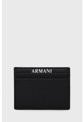 Armani Exchange Кожен калъф за карти в сиво - Pepit.bg
