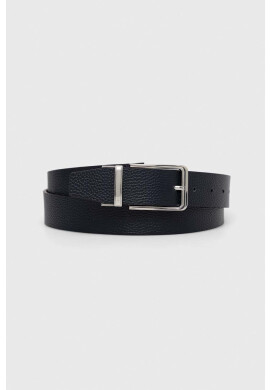 Armani Exchange Кожен колан мъжки в черно - Pepit.bg