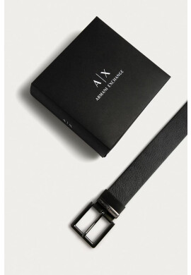 Armani Exchange Кожен колан с две лица - Pepit.bg