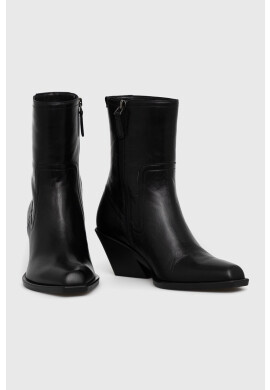 Armani Exchange Кожени каубойски ботуши - Pepit.bg