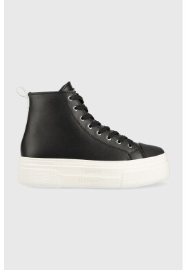 Armani Exchange Кожени кецове в черно XDZ021 XV571 N642 - Pepit.bg