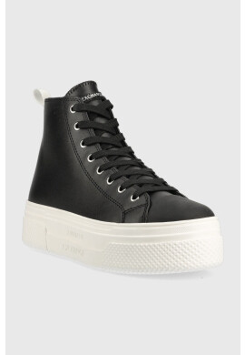 Armani Exchange Кожени кецове в черно XDZ021 XV571 N642 - Pepit.bg