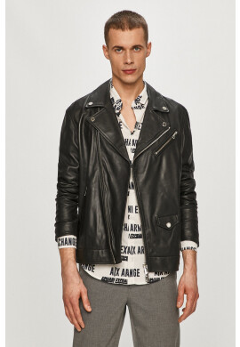 Armani Exchange Кожено яке - Pepit.bg