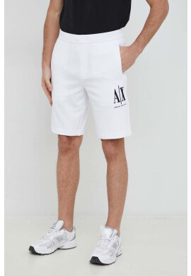 Armani Exchange Къс панталон в бяло - Pepit.bg