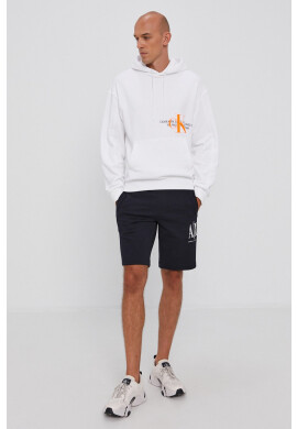 Armani Exchange Къс панталон в бяло - Pepit.bg