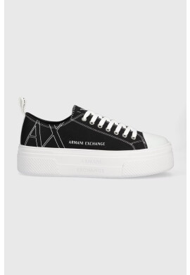 Armani Exchange Ниски кецове в черно XDX115.XV695.S526 - Pepit.bg